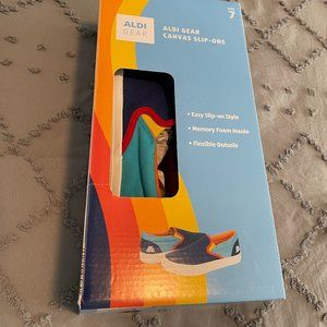Aldi Gear Canvas Slip On Sneakers